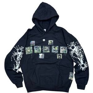 Ghost Supply Shrek Patchwork Hoodie rare discontinued streetwear limited Medium